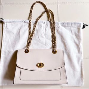 Coach Parker Shoulder Bag Chalk